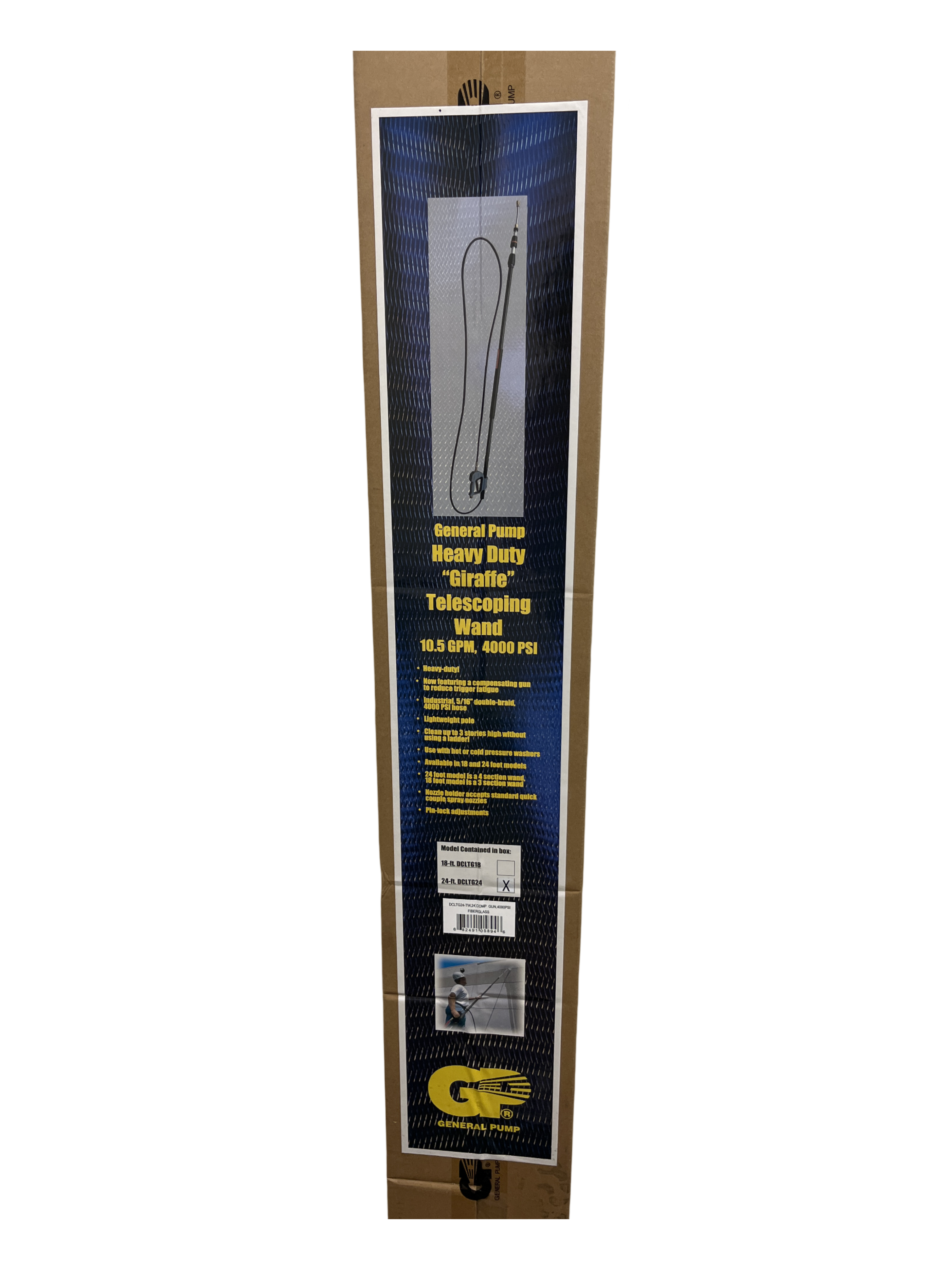TELESCOPIC PRESSURE WASHING WAND, 24 FEET REACH