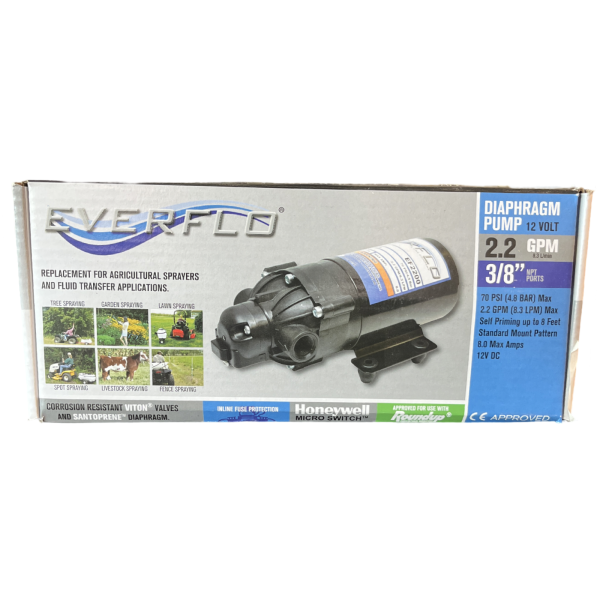 EF2200 EVERFLO PUMP 2.2GPM 70PSI 12V 8A / BA7408 - (Duplicate Imported from WooCommerce)
