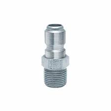 QC PLUG 1/2" MNPT SS