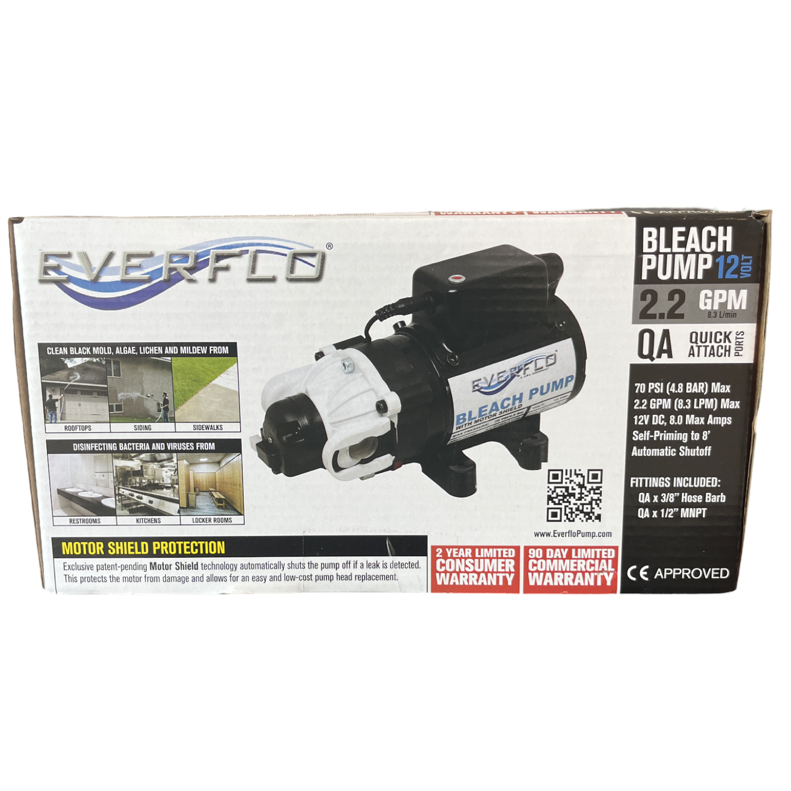 EFSW2200 EVERFLO PUMP 2.2GPM 70PSI