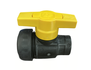 BALL VALVE, POLY 3/8 FPT (CHEMICAL RESISTANT)
