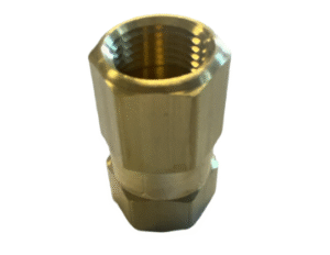 BRASS CHECK VALVE 3/8" FPT I/O, 1200PSI