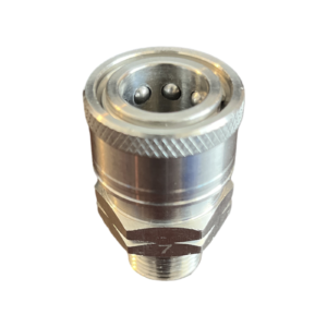 QC SOCKET 3/8" MNPT STAINLESS STEEL
