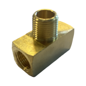 BRASS BRANCH TEE 1/2" FPT x 1/2" FPT x 1/2" MPT