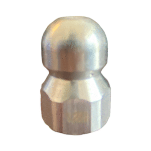 S.S. SEWER NOZZLE 3/8 FPT #12.0 (1.2mm orifices)