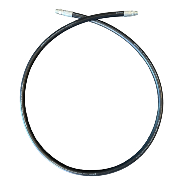 4000 PSI 3/8"x2' WHIP LINE WITH 3/8 MPT CONNECTIONS