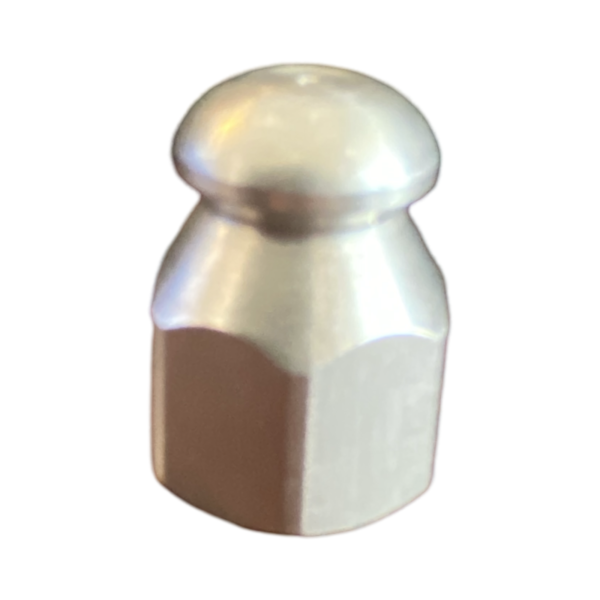 S.S. SEWER NOZZLE 1/4 FPT #5.5 (.8mm orifices)