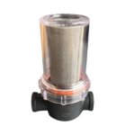 GP CLEAR BOWL WATER FILTER 1/2" I/O 80 MESH S.S.