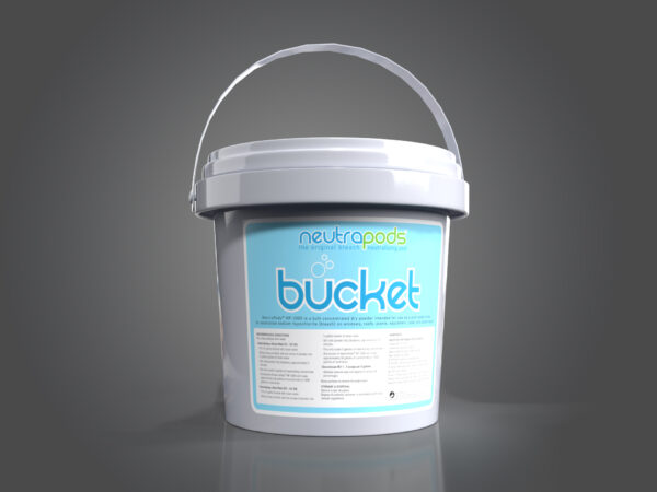NeutraPods High-Performance Sodium Hypochlorite Neutralizer Bucket