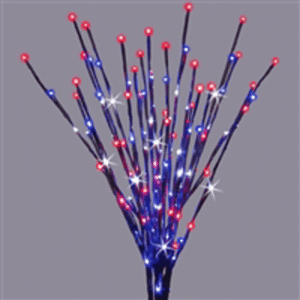 RED, PURE WHITE, BLUE LIGHTBURST 36"