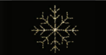 SNOWFLAKE WARM WHITE