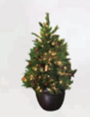 STAKE TREE WARM WHITE NOBLE