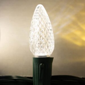 C9 PURE WHITE FACETED