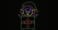 PEEKABOO ELF WIRE FRAME 40"H