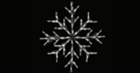 SNOWFLAKE PURE WHITE 30"