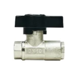 The Original 3/8" DN10 Premium Plated Brass Ball Valve - Made in Italy