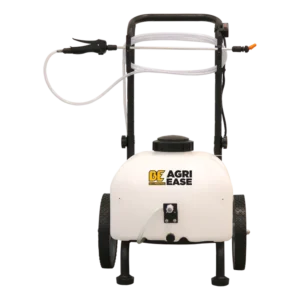 (12)9 GAL. 12VDC 1GPM TANK SPRAYER W/CART BATTERY