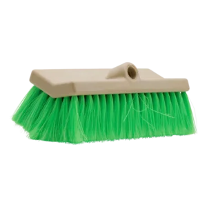 WASH BRUSH GREEN 10" NYLON BI-LEVEL