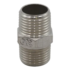 304SS HEX NIPPLE 1/2 MPT 150#