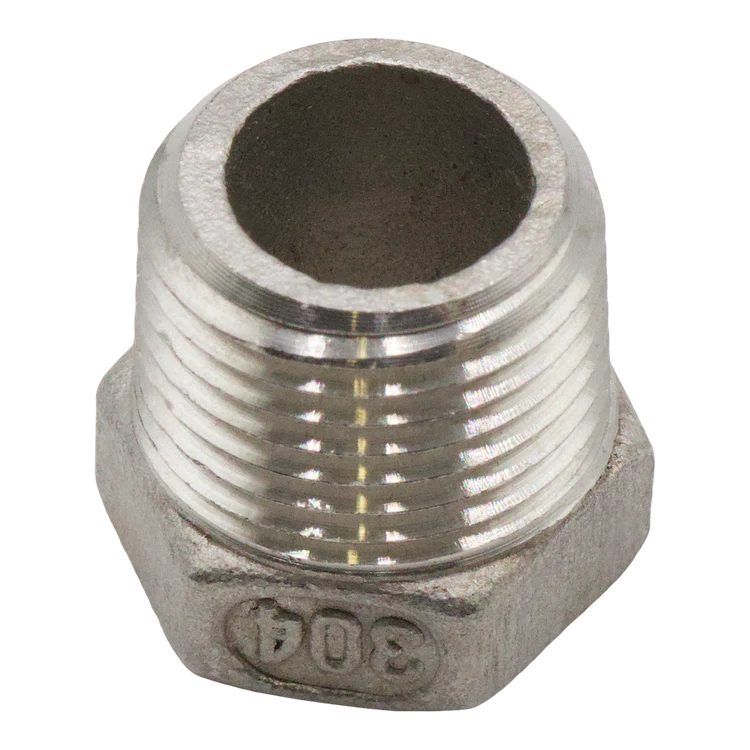 304SS HEX HEAD PLUG 1/2 MPT 150#