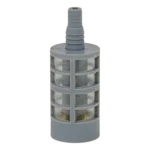 CHEMICAL STRAINER PLASTIC W/CHECK VALVE