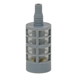 CHEMICAL STRAINER PLASTIC W/CHECK VALVE